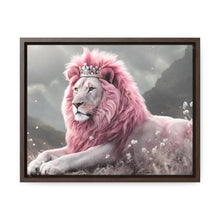 Load image into Gallery viewer, Lion with Pink Mane Gallery Canvas Wraps, Horizontal Frame
